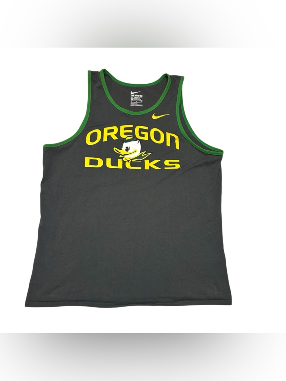 Oregon Ducks Nike Mens Size XL Tank Top College Gym Training Running Activewear